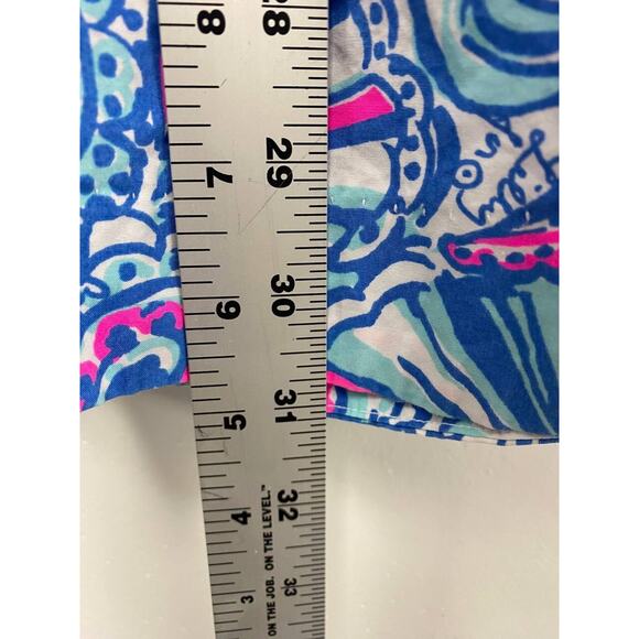 Lilly Pulitzer Women Cotton Multi Collection My Fans Shift Dress Size 2 A000407 - Picture 5 of 7